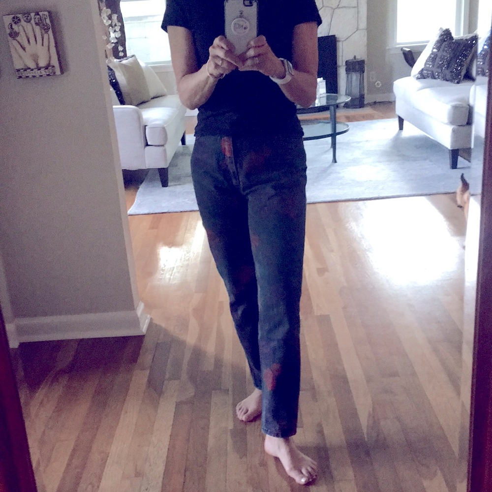 Bongo flower multicolored jeans